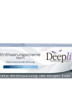 Deepline hair removal cream for man body & delicate parts white musk perfume 150ml online shopping billigt tilbud shoppetur