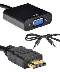 Deltaco HDMI to VGA adapter with sound online shopping billigt tilbud shoppetur