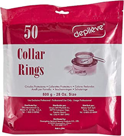 Depiléve collar rings 50 stk. online shopping billigt tilbud shoppetur