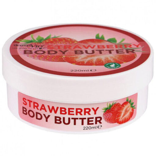 Derma V10 strawberry body butter 220ml online shopping billigt tilbud shoppetur