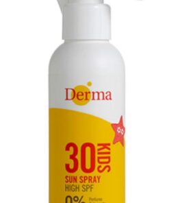 Derma kids sun spray SPF30 high 0% perfume 200ml online shopping billigt tilbud shoppetur