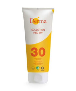 Derma sollotion høj SPF 30 200ml online shopping billigt tilbud shoppetur