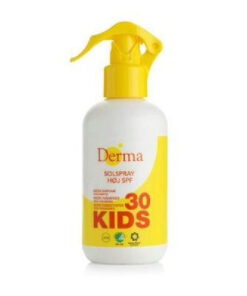 Derma solspray høj SPF 30 kids 250ml online shopping billigt tilbud shoppetur