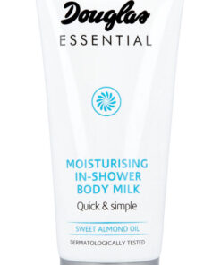 Douglas essential moisturising in-shower body milk sweet almond oil 200ml online shopping billigt tilbud shoppetur