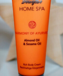 Douglas home spa harmony of ayurveda almond oil & sesame oil rich body cream 75ml online shopping billigt tilbud shoppetur