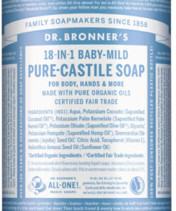 Dr. Bronner's 18-in-1 baby-mild pure castile soap 945ml online shopping billigt tilbud shoppetur