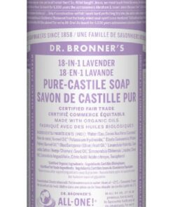 Dr. Bronner's 18-in-1 lavender pure-castile soap 475ml online shopping billigt tilbud shoppetur