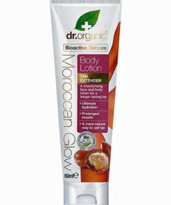 Dr. Organic bioactive skincare moroccan glow body lotion tan extender 150ml online shopping billigt tilbud shoppetur