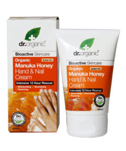 Dr. Organic bioactive skincare organic manuka honey hand & nail cream 125ml online shopping billigt tilbud shoppetur