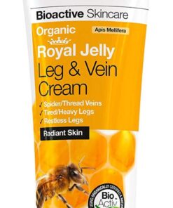 Dr. Organic bioactive skincare organic royal jelly leg & vein cream 200ml online shopping billigt tilbud shoppetur