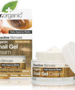 Dr. Organic bioactive skincare organic snail gel cream 50ml online shopping billigt tilbud shoppetur