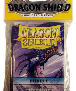 Dragon shield 50 mini card sleeves purple online shopping billigt tilbud shoppetur