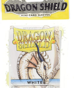 Dragon shield 50 mini card sleeves white online shopping billigt tilbud shoppetur