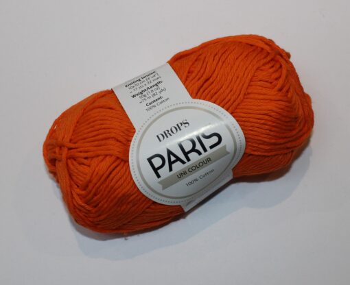 Drops Paris Uni Colour - Orange farve 13