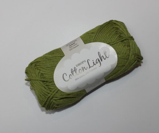 Drops garn Cotton Light - Æblegrøn farve 11 - 50g online shopping billigt tilbud shoppetur