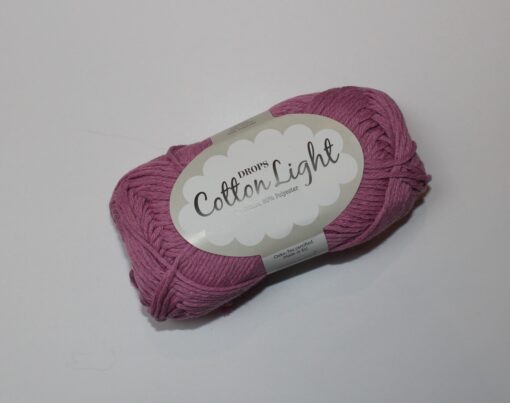 Drops garn Cotton Light - Lys fuchsia farve 23 - 50g online shopping billigt tilbud shoppetur