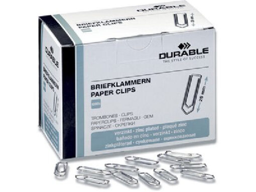 Durable paper clips 26mm 1000 stk. online shopping billigt tilbud shoppetur