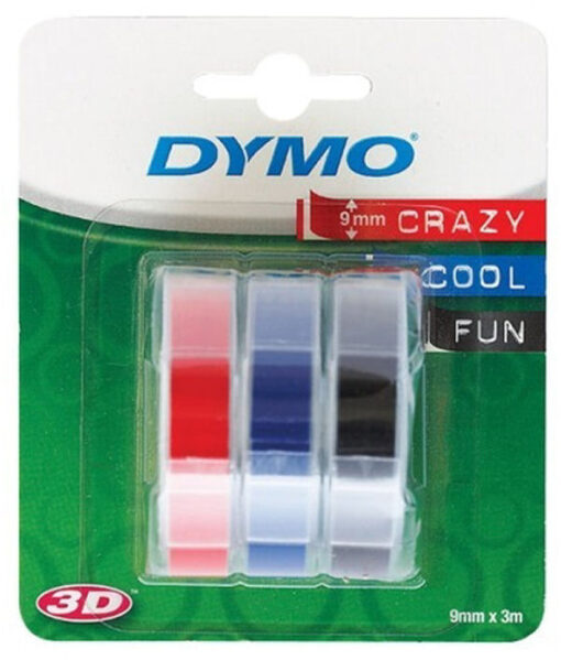 Dymo 3D prægetape crazy cool fun 9mm x 3m online shopping billigt tilbud shoppetur