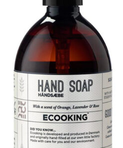 Ecooking håndsæbe 01 with a scent of orange lavender & rose 500ml (minus pumpe) online shopping billigt tilbud shoppetur