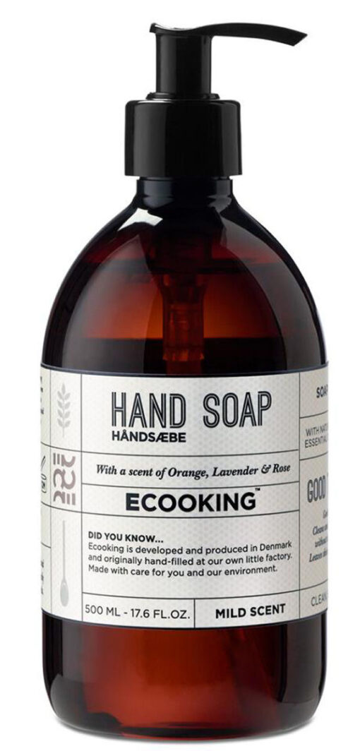 Ecooking håndsæbe 01 with a scent of orange lavender & rose 500ml (minus pumpe) online shopping billigt tilbud shoppetur