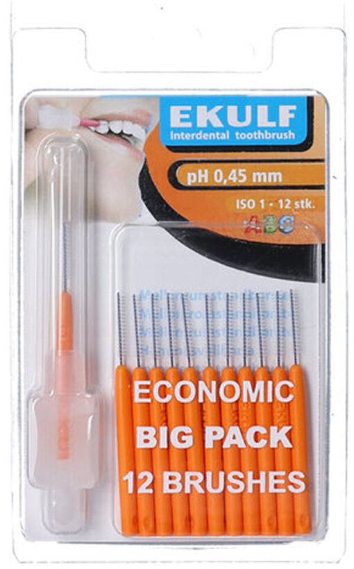 Ekulf interdental toothbrush ph 0