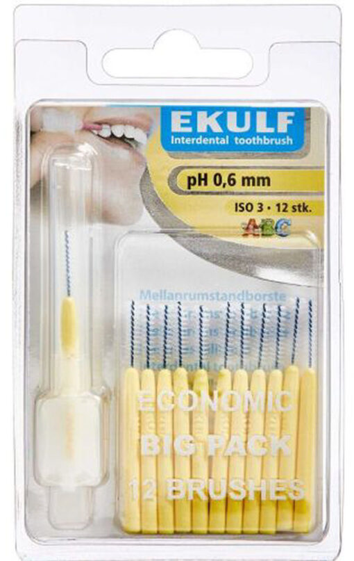 Ekulf interdental toothbrush ph 0