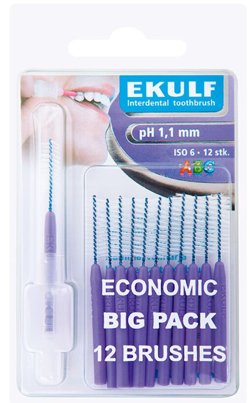 Ekulf interdental toothbrush ph 1