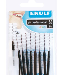 Ekulf interdental toothbrush ph professional ISO 8 1.5mm 9 stk. online shopping billigt tilbud shoppetur