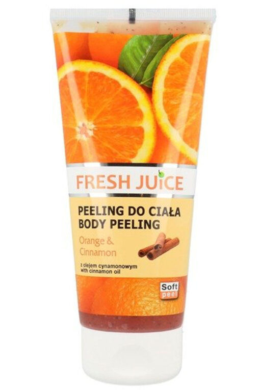 Elfa pharm fresh juice body peeling orange & cinnamon 200ml online shopping billigt tilbud shoppetur