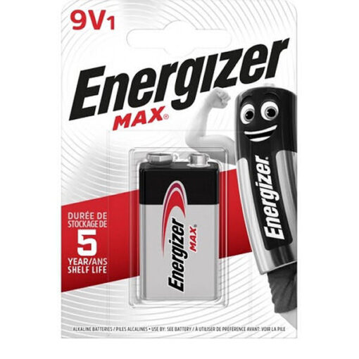 Energizer max batteri 9V alkaline online shopping billigt tilbud shoppetur