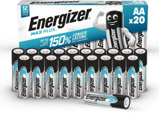 Energizer max plus batteri AA LR6 1.5V alkaline professional pack 20 stk. online shopping billigt tilbud shoppetur