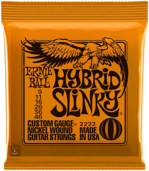 Ernie ball hybrid 2222 slinky custom gauge nickel wound guitar strings online shopping billigt tilbud shoppetur