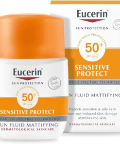 Eucerin sun protection 50+ sensitive protect sun fluid mattifying 50ml online shopping billigt tilbud shoppetur