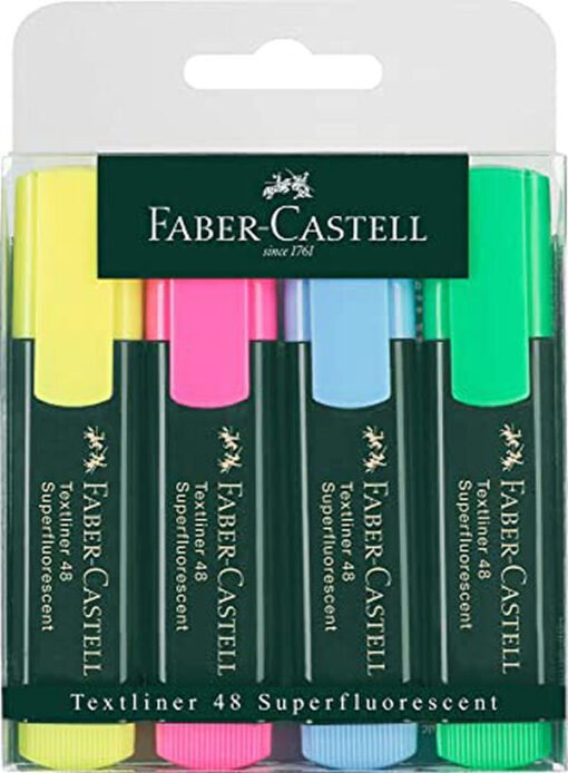 Faber-castell textliner 48 superfluorescent 4 stk. online shopping billigt tilbud shoppetur