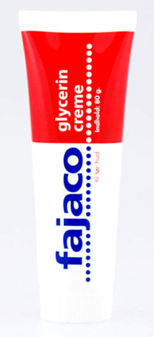 Fajaco glycerin creme til tør hud 80g online shopping billigt tilbud shoppetur