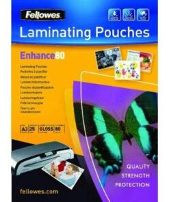 Fellowes A4 Laminating Pouches 80 microns 100 stk online shopping billigt tilbud shoppetur