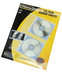 Fellowes Cd/Dvd binder sheets pk. á 10 stk online shopping billigt tilbud shoppetur