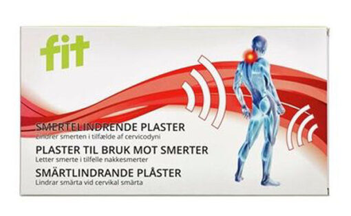 Fit smertelindrende plaster øvre ryg/nakke 8 plastre (emballage upæn) online shopping billigt tilbud shoppetur