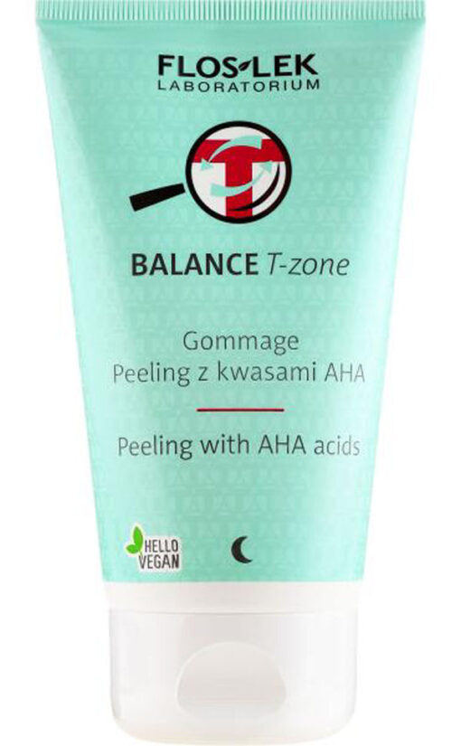 Floslek laboratorium balance t-zone peeling with AHA acids 125ml online shopping billigt tilbud shoppetur