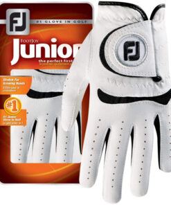 Footjoy junior #1 glove in golf left medium/large white/black online shopping billigt tilbud shoppetur