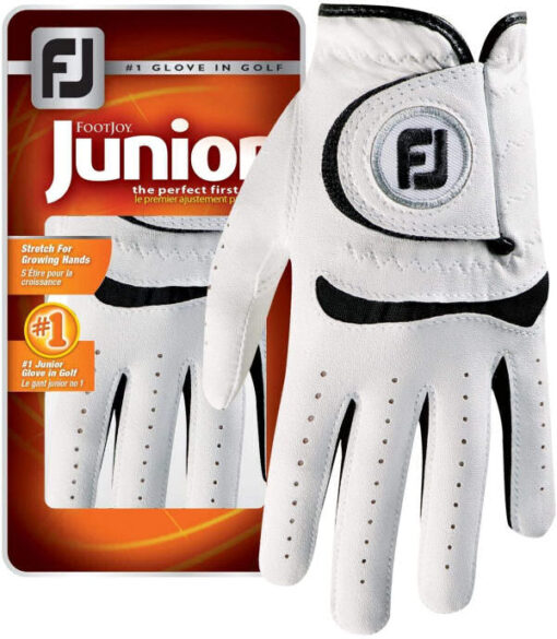 Footjoy junior #1 glove in golf left medium/large white/black online shopping billigt tilbud shoppetur