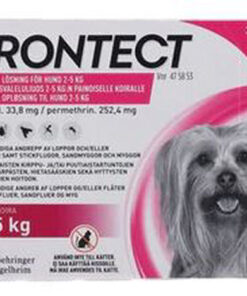 Frontect spot-on opløsning til hund 2-5kg 3x0