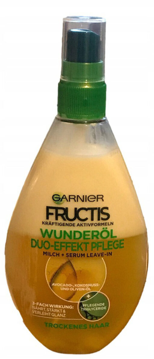 Garnier fructis wunderöl duo-effekt pflege milch + serum leave-in 150ml online shopping billigt tilbud shoppetur