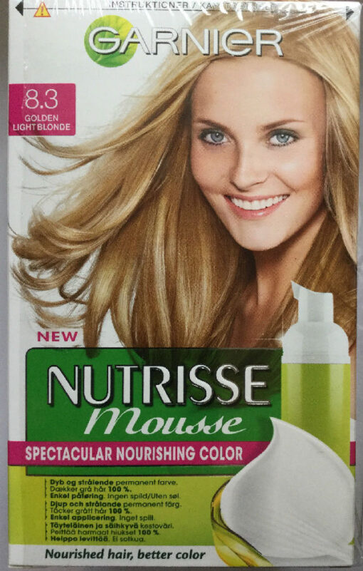 Garnier nutrisse mousse spectacular nourishing color 8