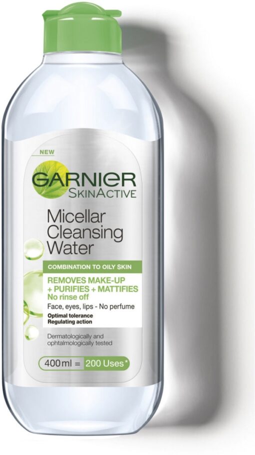 Garnier skinactive micellar cleansing water combination & sensitive skin 400ml online shopping billigt tilbud shoppetur