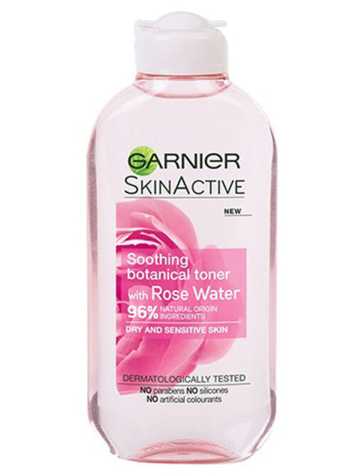 Garnier skinactive soothing botanical water with rose water 200ml online shopping billigt tilbud shoppetur