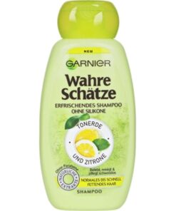 Garnier  wahre schätze erfrischendes shampoo tonerde und zitrone 250ml online shopping billigt tilbud shoppetur