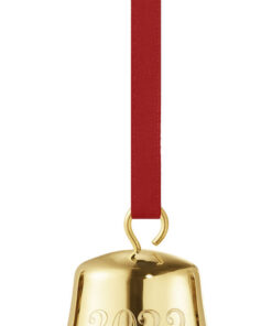 Georg jensen juleklokke 2022 plated with 18 karat gold art. No. 10020122 online shopping billigt tilbud shoppetur