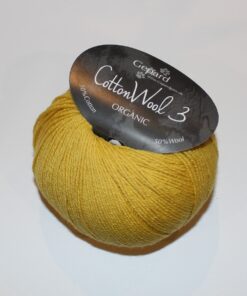 Gepard Cotton Wool 3 - Gul med kant farve 122