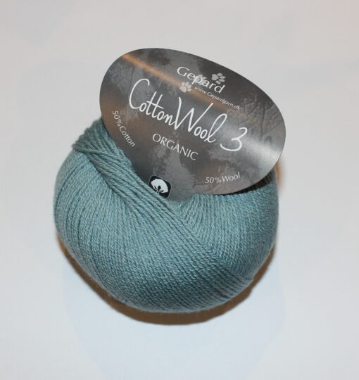 Gepard Cotton Wool 3 - Lys Aqua farve 726